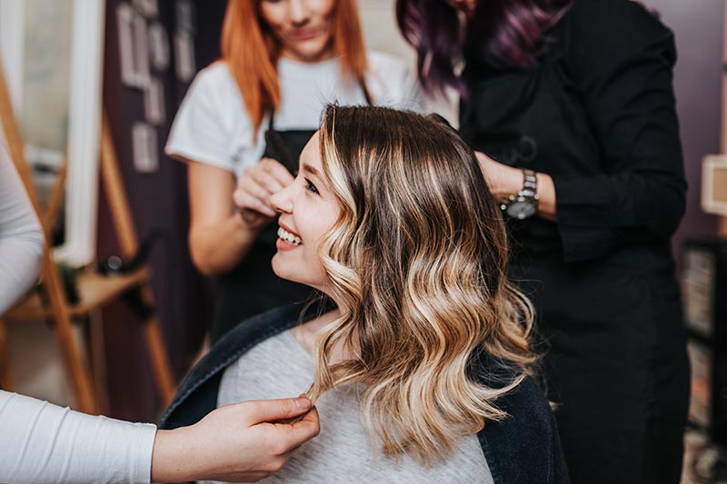 Balayage de cheveux Mans